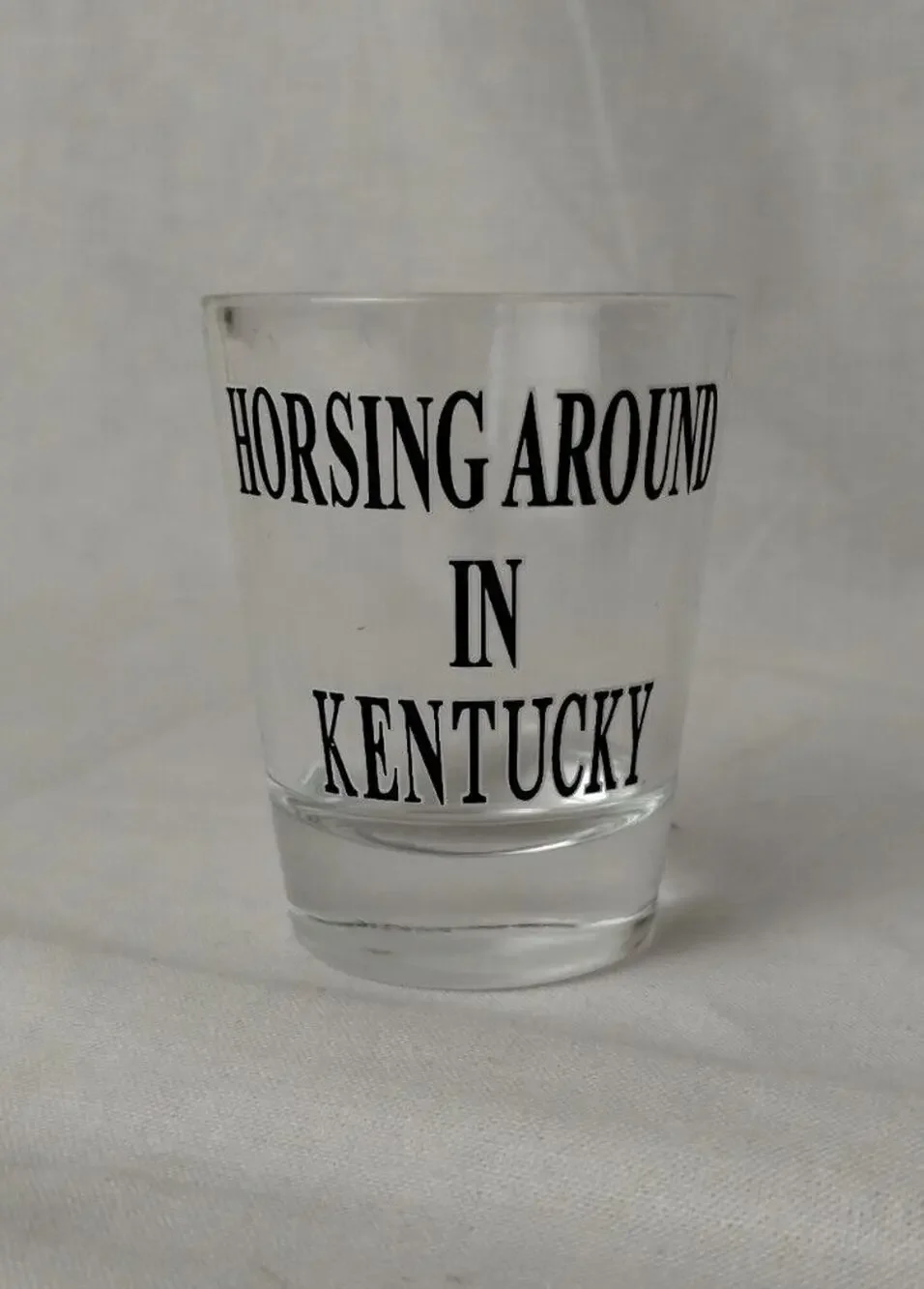 Horsing Around In Kentucky Shot Glass - Collectible Shotglass